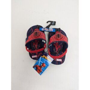 Spiderman Light Up Sandals Boys Size 5/6 Red Spidey Shoes Marvel